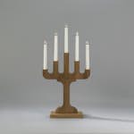 Adventsljusstake Gnosjö Konstsmide 3543 Elljusstake Trä 5 Ljus