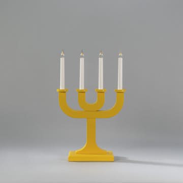 Adventsljusstake Gnosjö Konstsmide 3544 Elljusstake Trä 5 Ljus