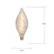 LED-lampa Star Trading Decoled Line E27 C100