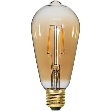 LED-lampa Star Trading Reservlampa E27 ST64 80lm Amber