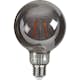 LED-lampa Star Trading Plain Smoke E27 G95