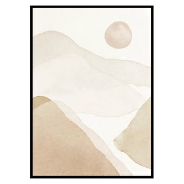 Poster Gallerix Mountain Shapes