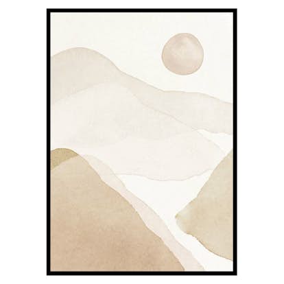 Poster Gallerix Mountain Shapes