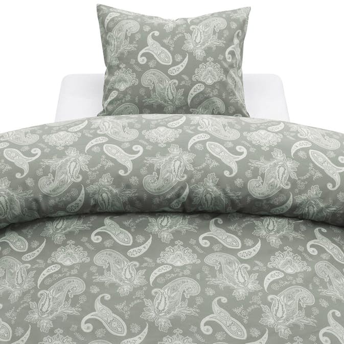 Påslakanset Borganäs of Sweden Tilly Enkelsäng Grön