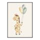 Poster Gallerix Giraffe Balloons