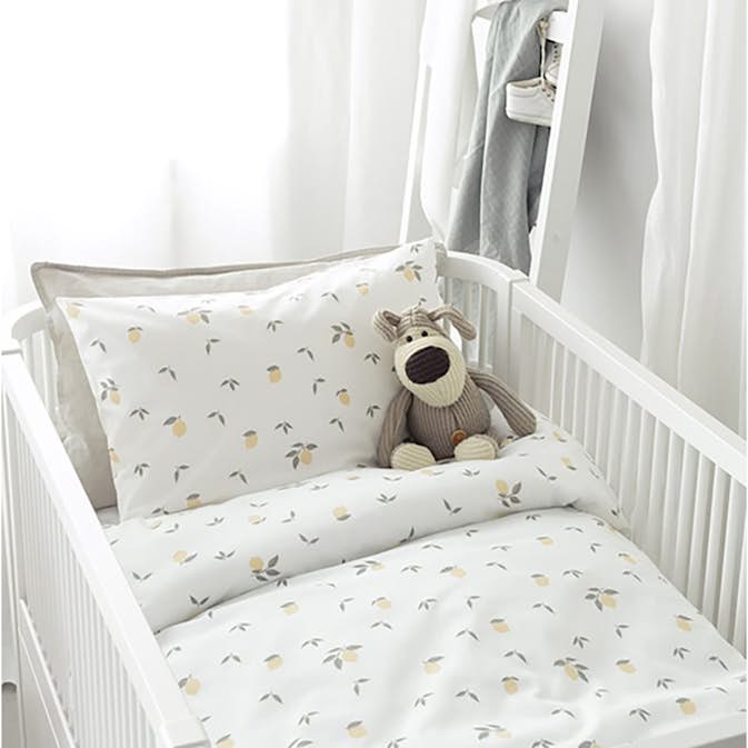 Påslakanset Spjälsäng Borganäs of Sweden Lemons