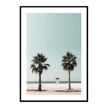 Poster Gallerix Lifeguard Hut At Beach