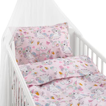 Påslakanset Borganäs of Sweden Enhörning Spjälsäng