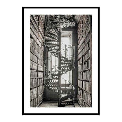 Poster Gallerix Books And Staircase