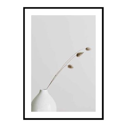 Poster Gallerix Dried Flower White Vase