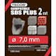 Skär Tecos SDS Plus 2-Skär