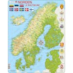 Pussel Larsen Norden och Baltikum 75 bitar