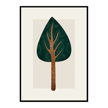 Poster Gallerix Abstract Tree No1