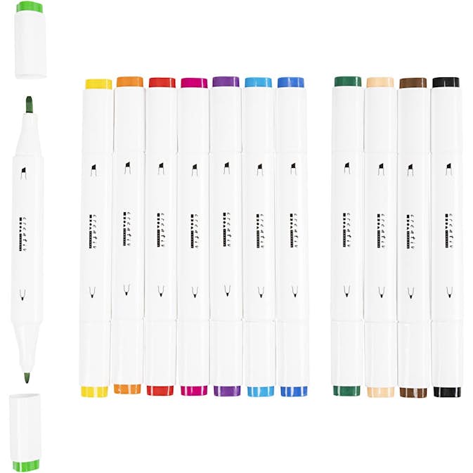 Ritpenna Creativ Company Strandardfärger 12 st