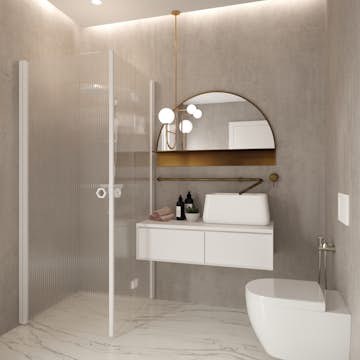 Duschhörn Hietakari Forma 373 Vändbar Dörr och Vikbar Dörr