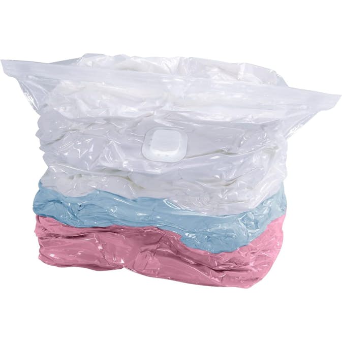 Vakuumpåse WENKO Vakuum Platsbesparande Klädförvaring Kub S 50x60x35 cm