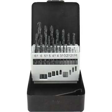 HSS Basic set Tecos 1-10 mm 19 Delar