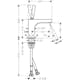 Tvättställsblandare Hansgrohe Axor Citterio 90
