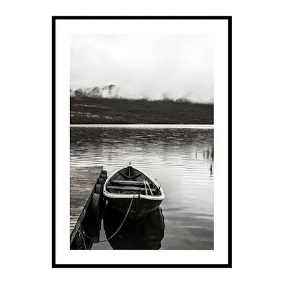 Poster Gallerix Boat In Lake