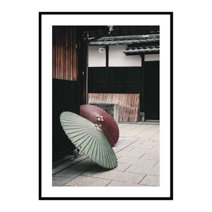 Poster Gallerix Umbrellas In Kyoto