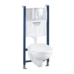 Vägghängd Toalettstol Grohe Solido SL Set 4in1 Komplett
