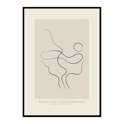 Poster Gallerix Dessin Artistique No3