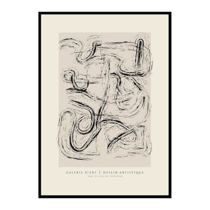 Poster Gallerix Dessin Artistique No4