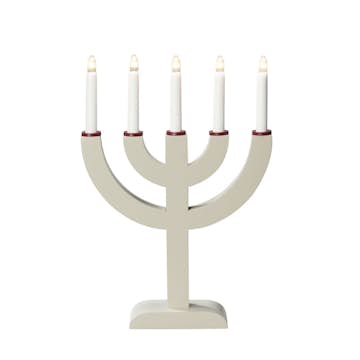 Adventsljusstake Gnosjö Konstsmide 5 Ljus Trä