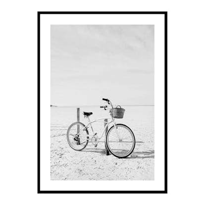 Poster Gallerix Bicycle On The Beach