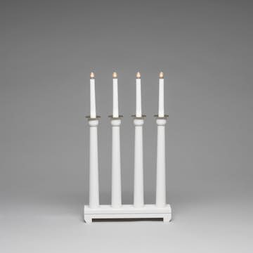 Adventsljusstake Gnosjö Konstsmide 4L Trä Klassisk