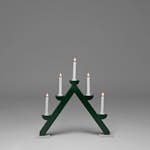 Adventsljusstake Gnosjö Konstsmide 5L Grön/Grå