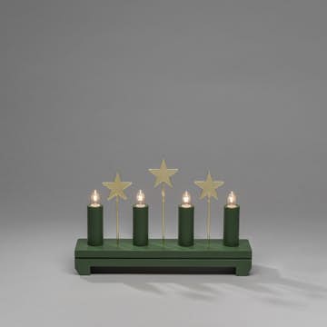 Adventsljusstake Gnosjö Konstsmide Stjärnor 4 L