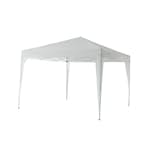 Partytält Landskap Skugga Ihopfällbart 3x3 m Vit - Metall/Polyester