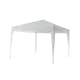 Partytält Landskap Skugga Ihopfällbart 3x3 m Vit - Metall/Polyester