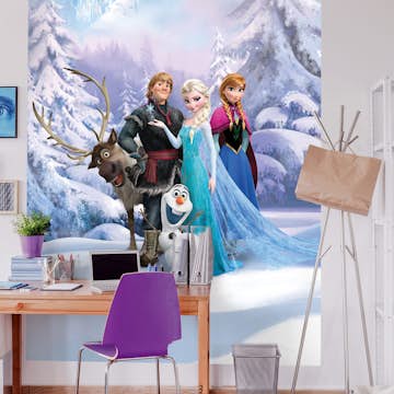 Barntapet Disney Frozen Winter Land