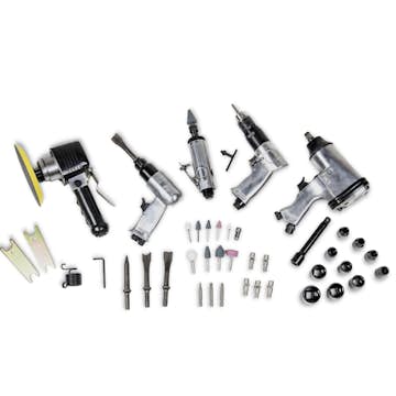 Tryckluftsdriven HawkVerktygssats 50 delar