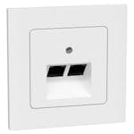 Data/Teleuttag Gelia 2xRJ45 Infälld