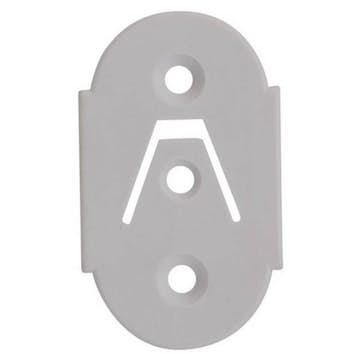 Fästbricka Millers 1102 Vit