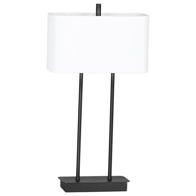 Bordslampa By Rydéns Luton H56 cm Svart/Vit