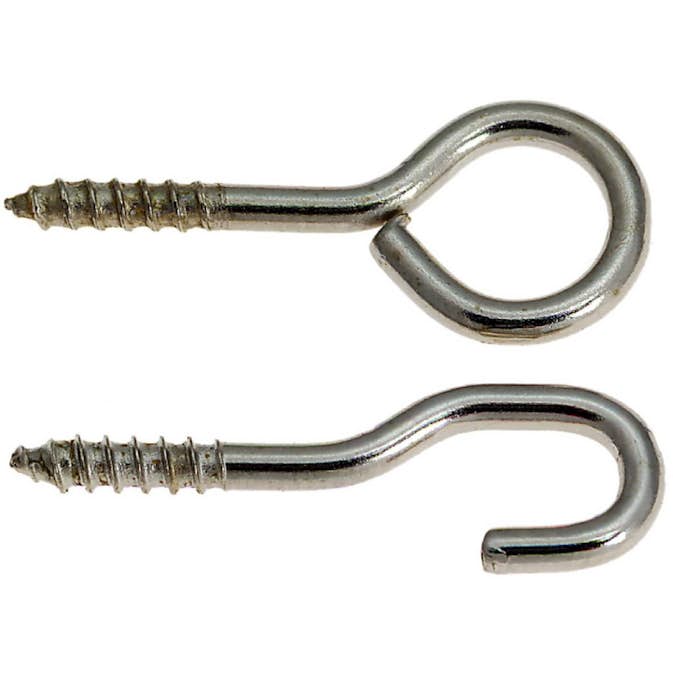 Krok och Ögla Miller För Gardinspiral 20-pack