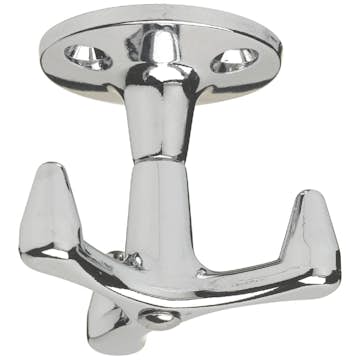 Klädkrok Millers 3 krokar Vridbar