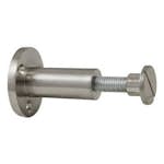 Ledstångsbeslag Millers Matt Nickel