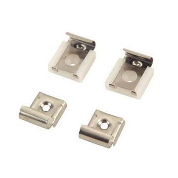 Spegelklammer Millers Rostfritt 4-pack