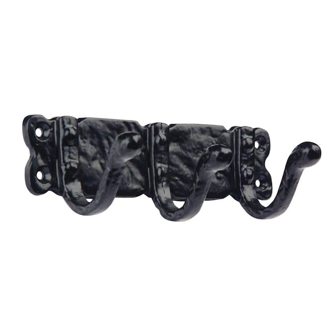 Klädhängare Millers 3-Krok Smide Svart