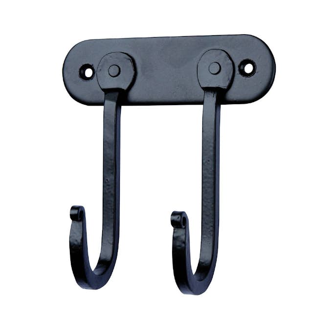 Klädhängare Millers 2-Krok Smide Svart