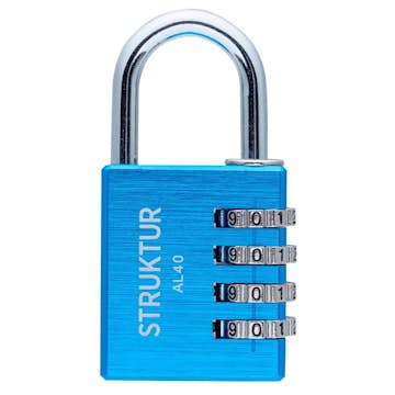 Kombinationshänglås Millers Alu 40