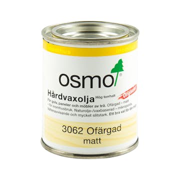 Hårdvaxolja Osmo 3062 för Trägolv 0,125 Liter