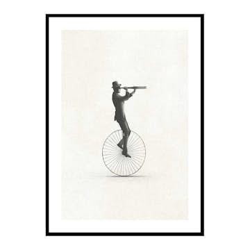 Poster Gallerix Retro Unicycle