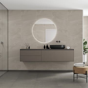 Våtrumsskiva Fibo 4008-M10 Beige Stone 10x620x2400 mm
