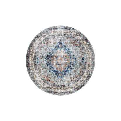 Flatvävd KM Carpets Tarfaya Medallion Rund